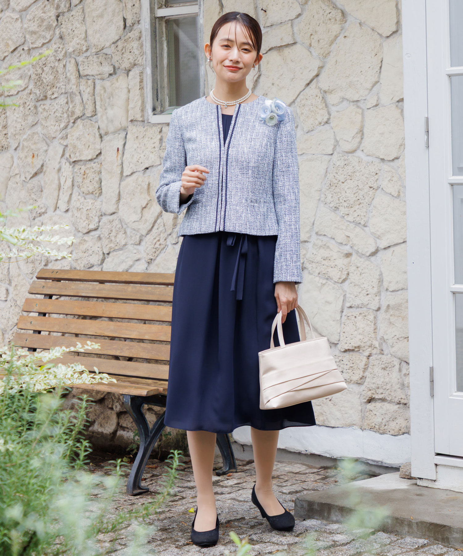 ジャケット＆ワンピース セットアップ