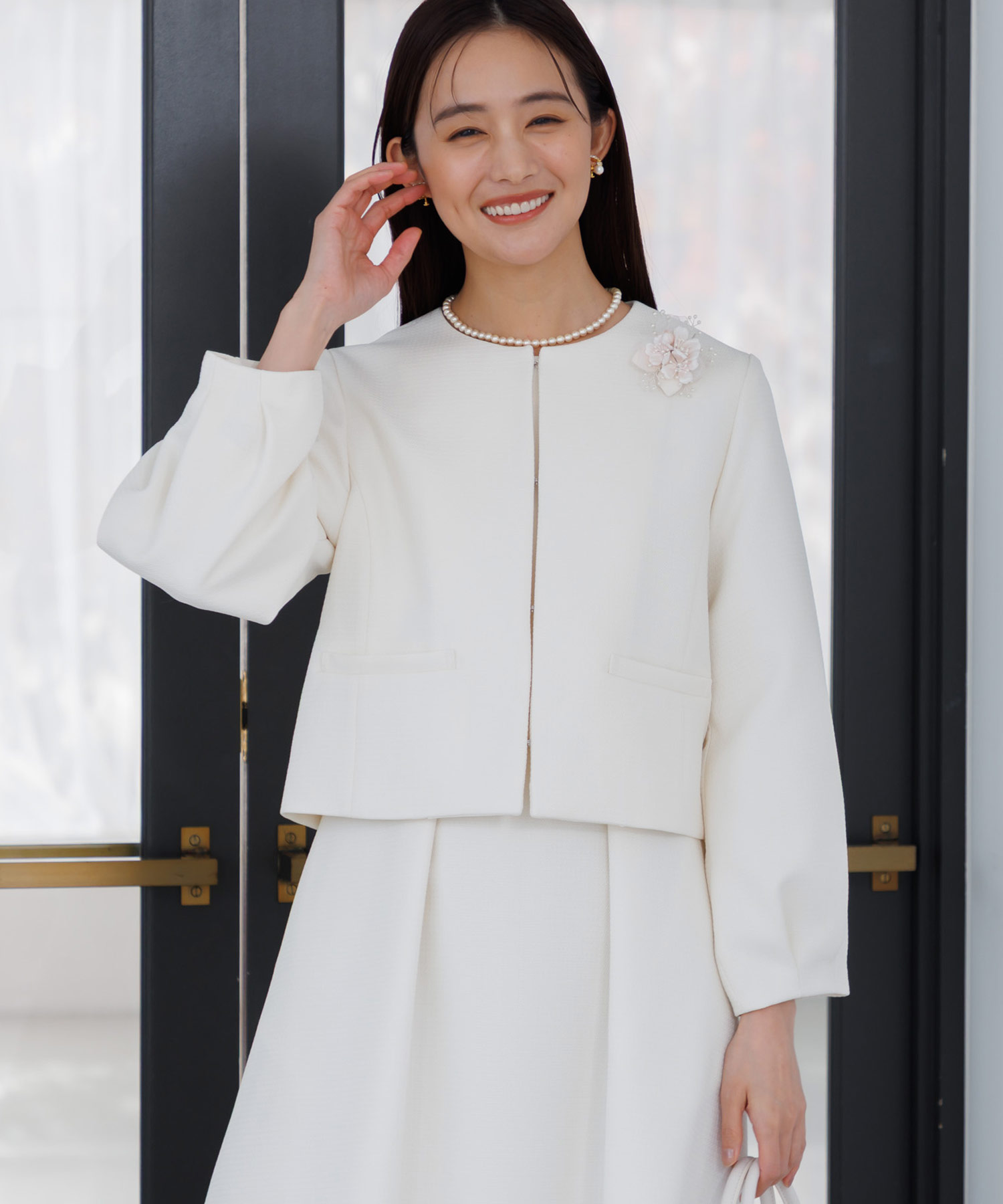 [単品]セレモニージャケット(セットアップ可）ワンピース品番0401920