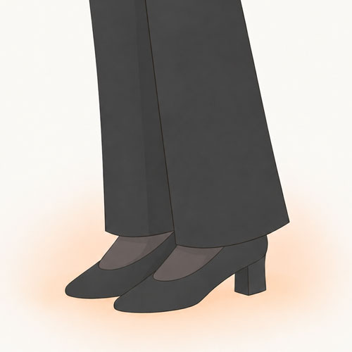 足もとが冷えにくいイメージ